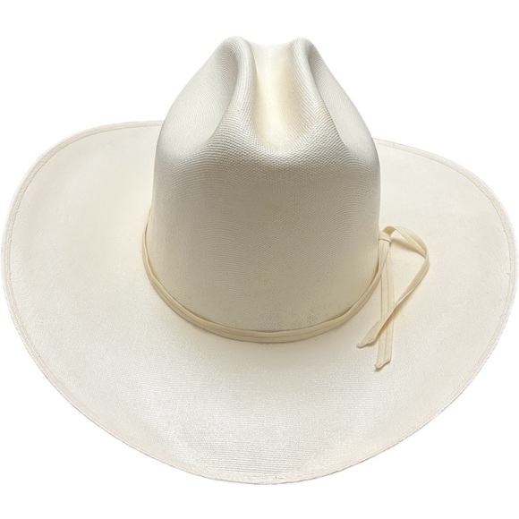 Rocha cowboy hat Lona Fina 71/2 NEW IVORY COLOR - Picture 3 of 10